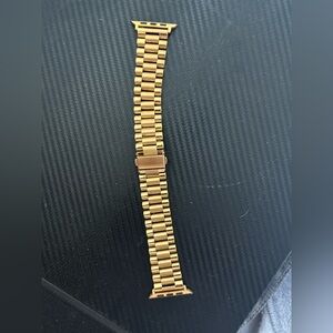 Stainless Steel Gold Apple Watch Band